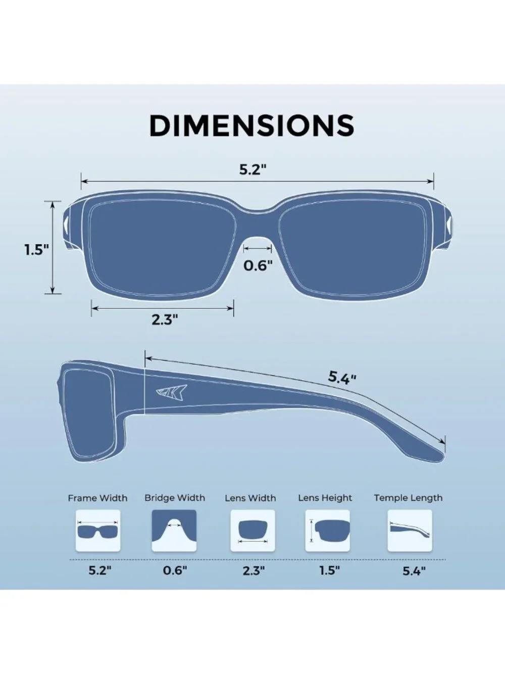 Polarized Sport Sunglasses for Men & Women | UV Protection, Lightweight, Wrap